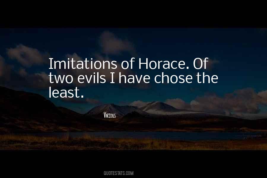 Quotes About Horace #61761