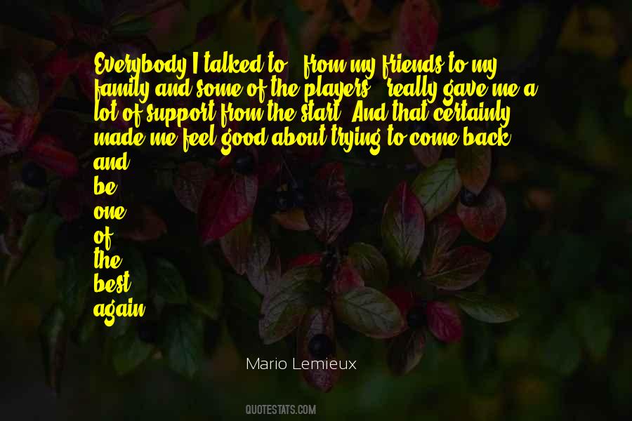 Quotes About Support From Family And Friends #927765
