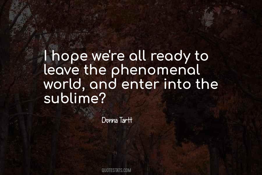 Ready To Leave This World Quotes #171150