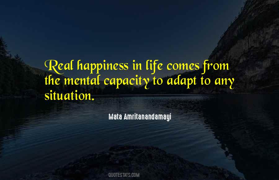 Real Life Happiness Quotes #786667