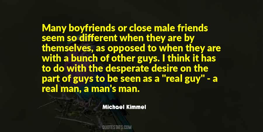 Real Man's Quotes #537114