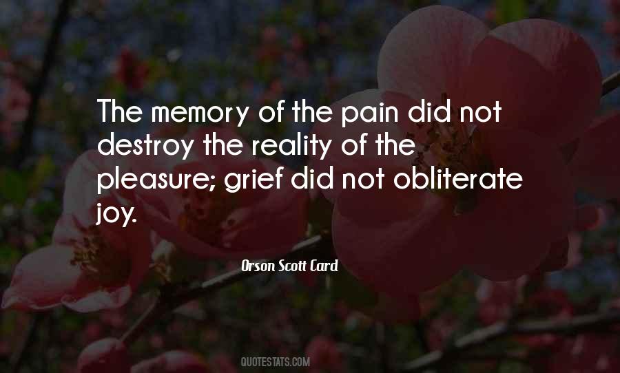 Reality And Memory Quotes #587330