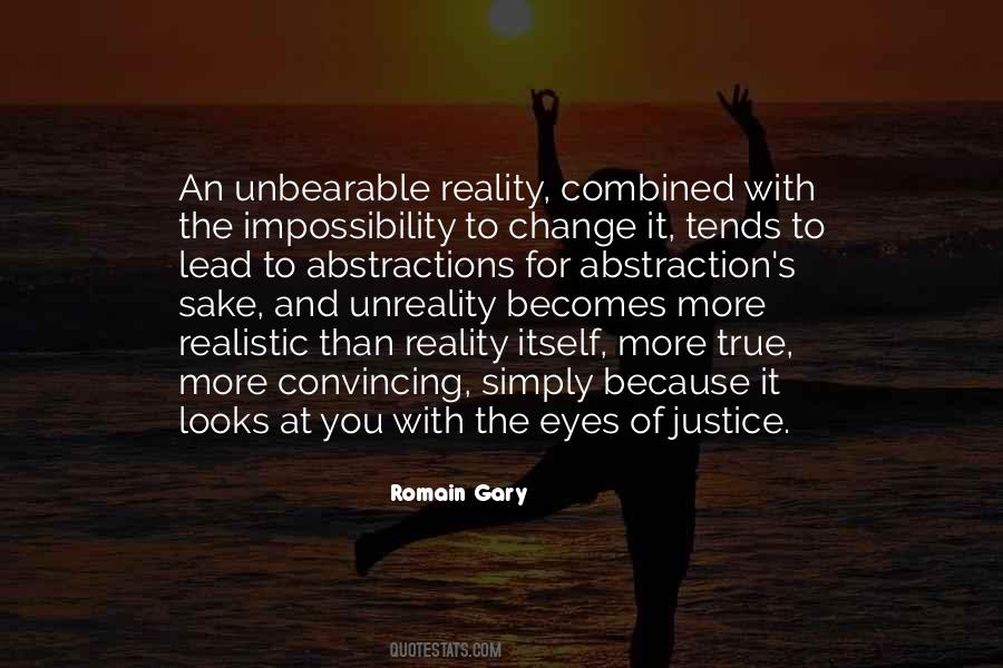 Reality And Unreality Quotes #679481
