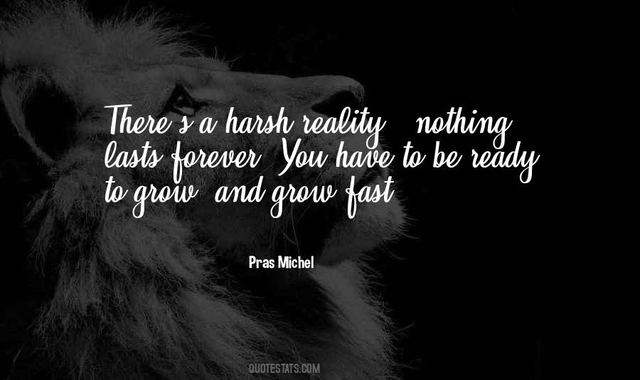Reality Is Harsh Quotes #479609
