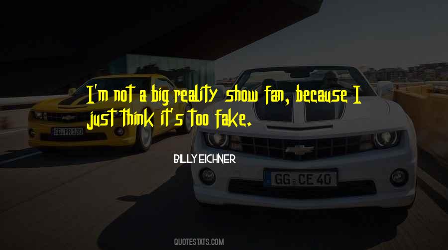 Reality Vs Fake Quotes #50107