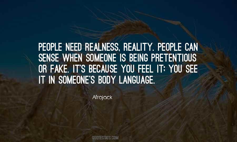 Reality Vs Fake Quotes #864178