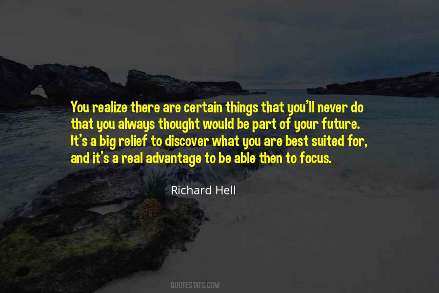 Realize Things Quotes #294408