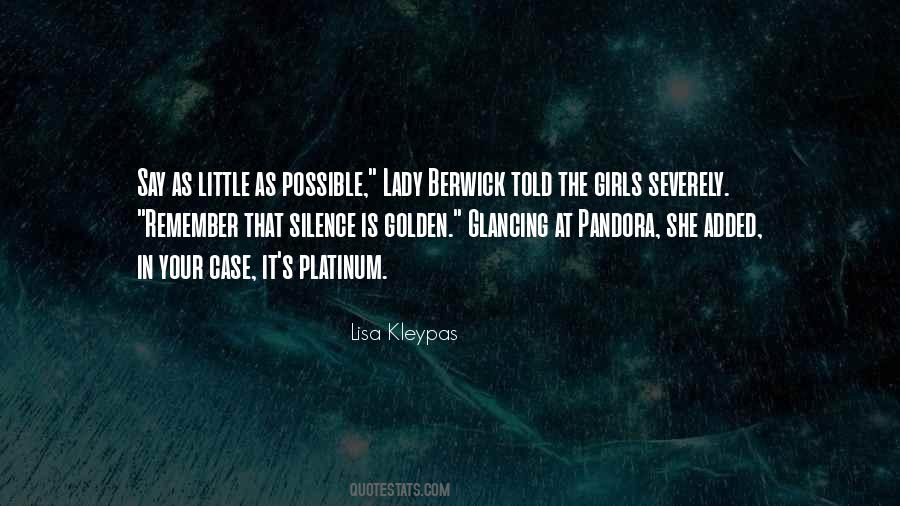 Quotes About Pandora #1782964