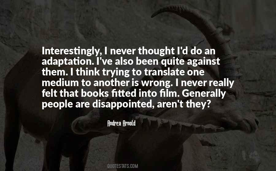 Really Disappointed Quotes #188292