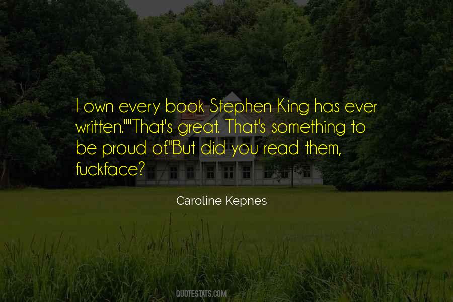 Quotes About Stephen King #1117130