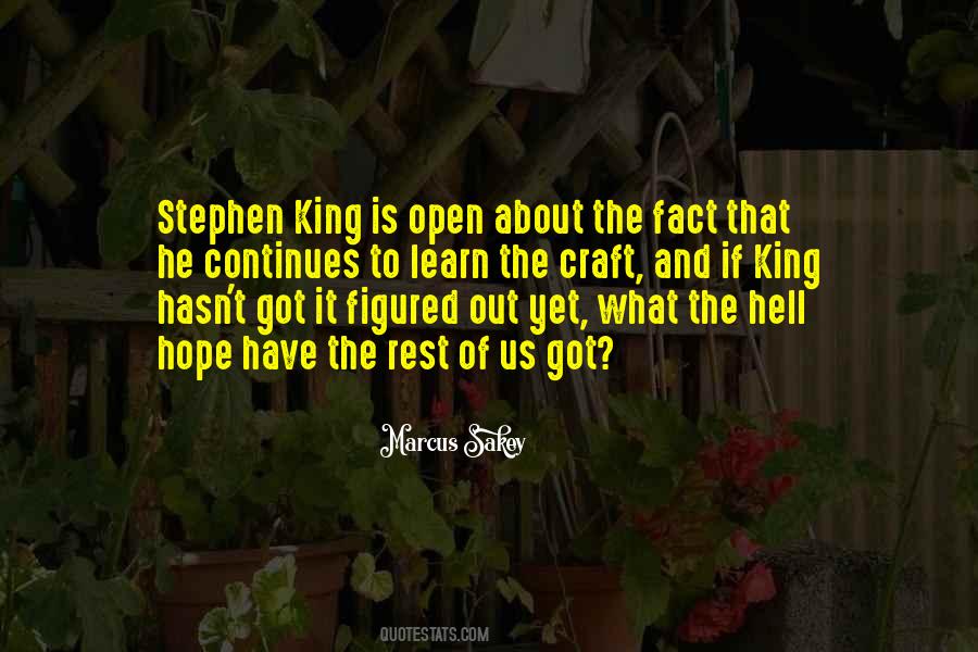 Quotes About Stephen King #1129856