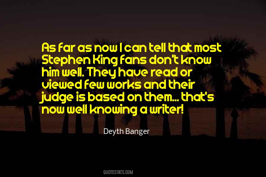 Quotes About Stephen King #1229612