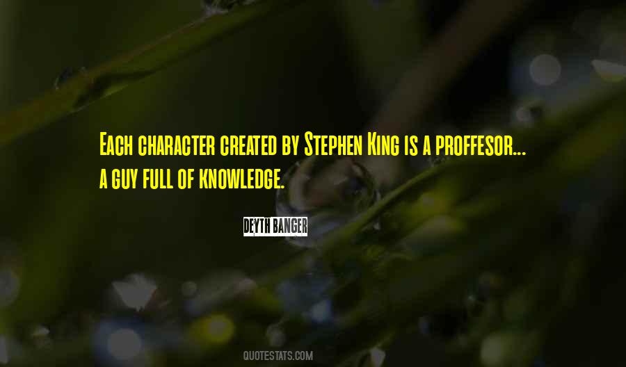 Quotes About Stephen King #259354