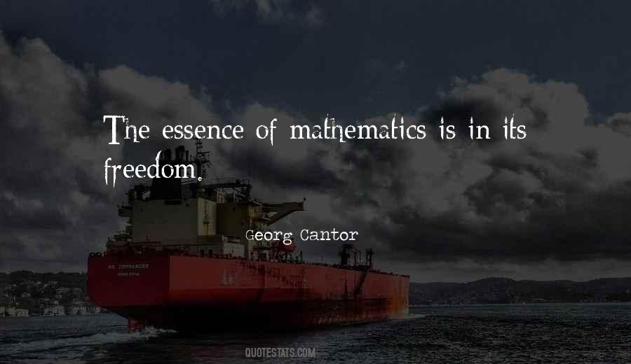 Quotes About Georg Cantor #1519165
