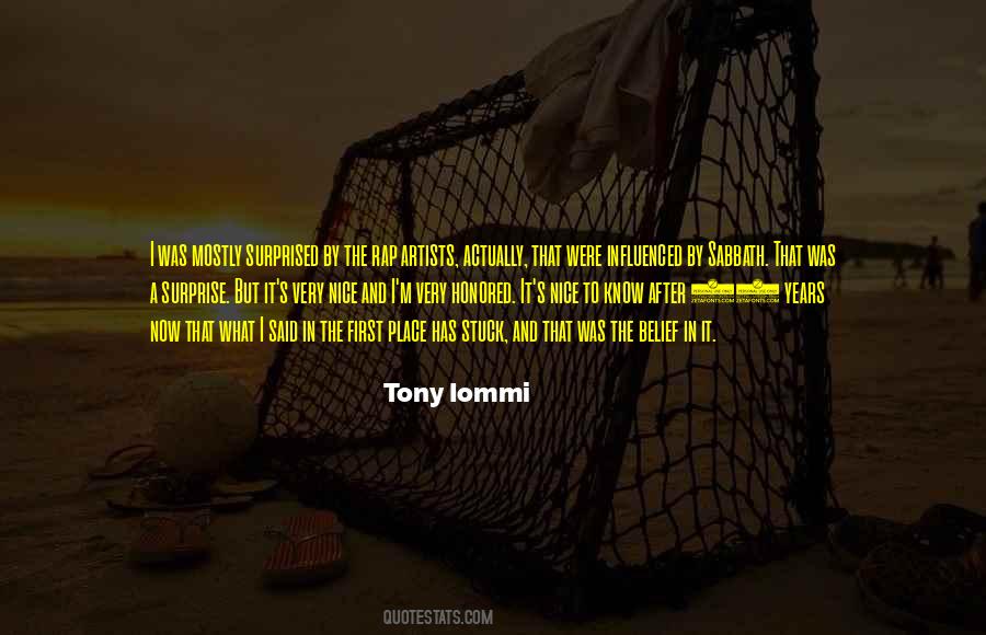 Quotes About Tony Iommi #1442545