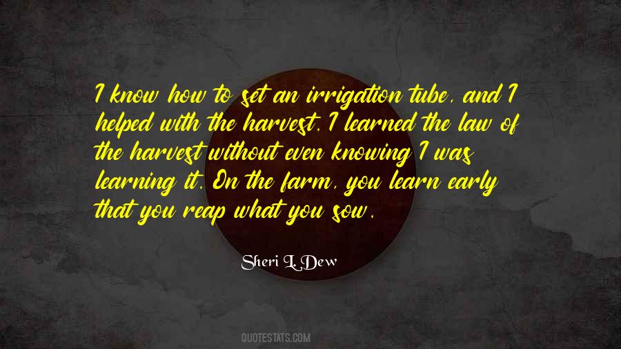 Reap What You Sow Quotes #741574