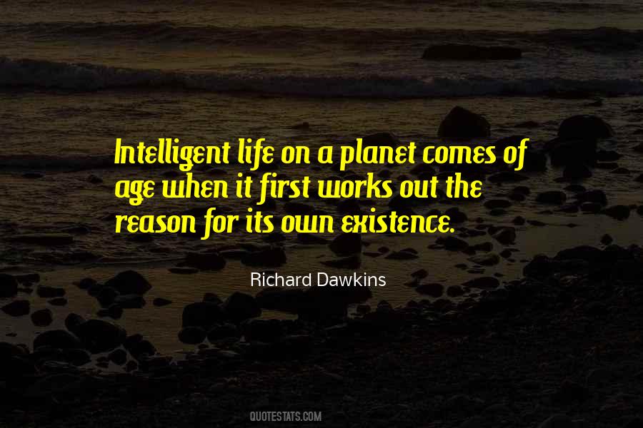 Reason For Existence Quotes #333909