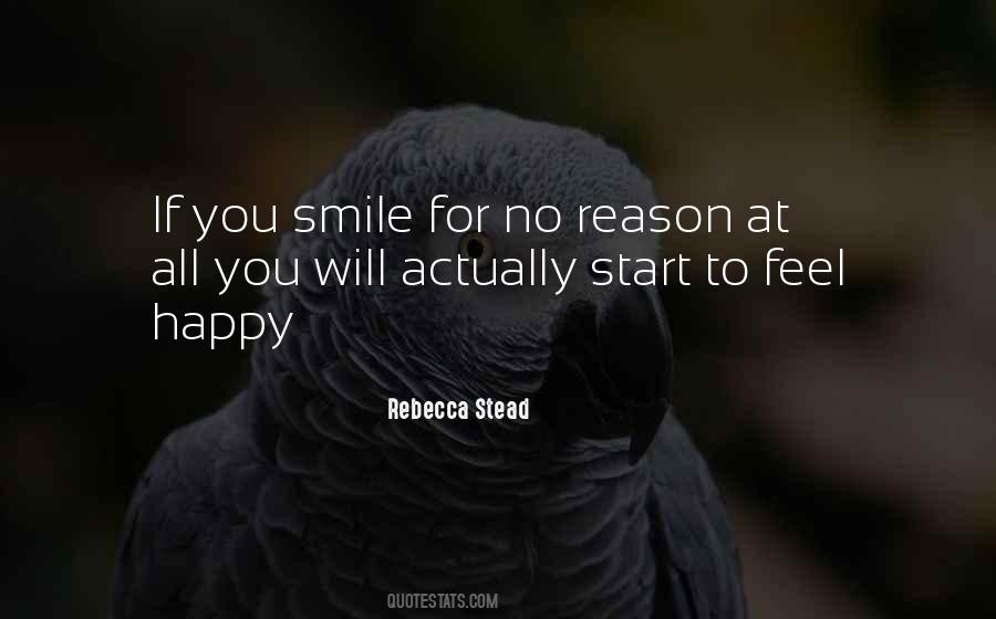 Reason For Smile Quotes #543973