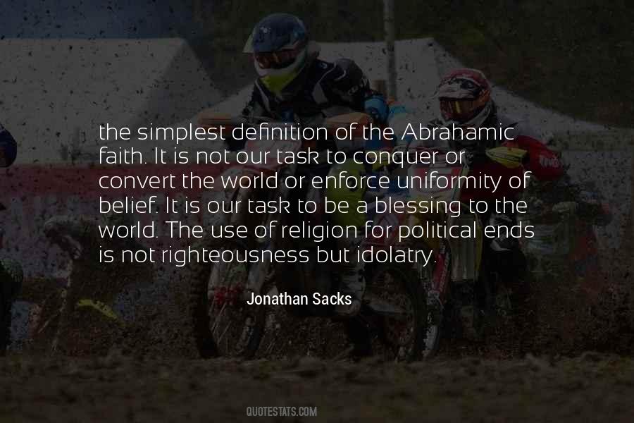 Quotes About Abrahamic #1254178