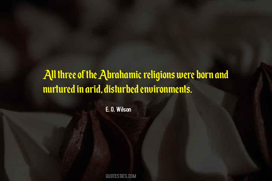 Quotes About Abrahamic #474531