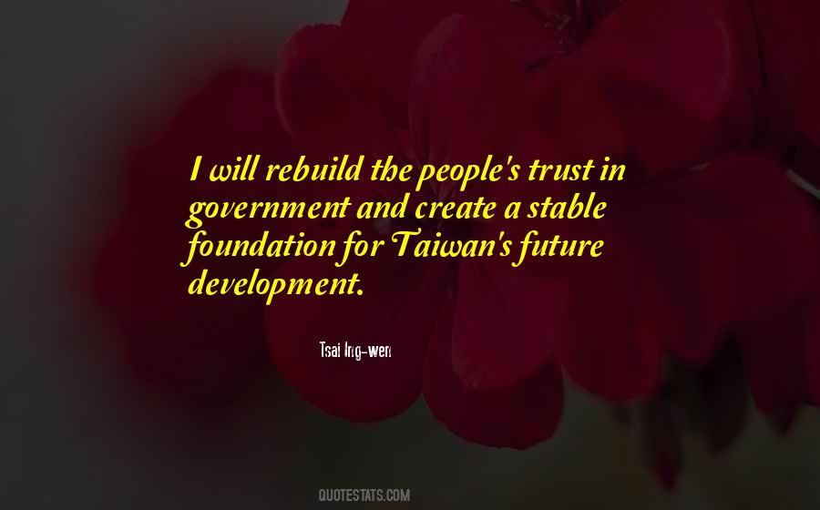 Rebuild Trust Quotes #1384897