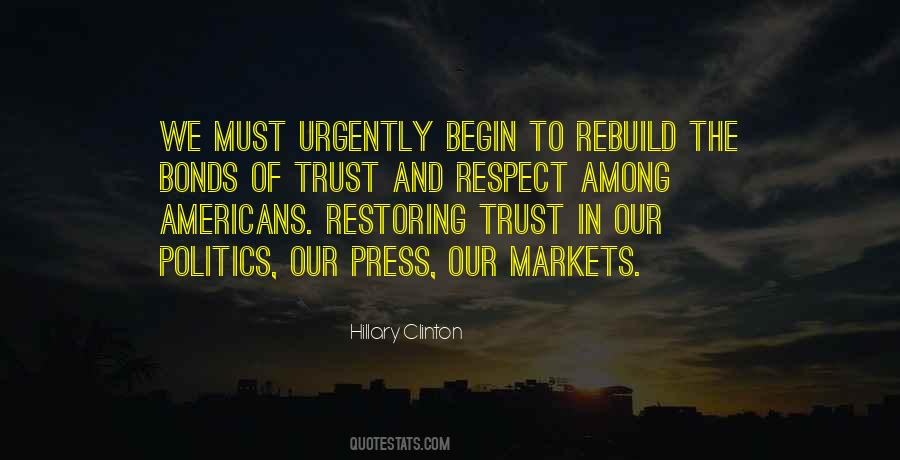 Rebuild Trust Quotes #637395