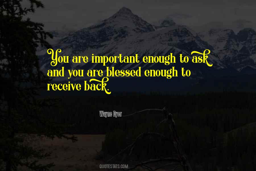 Receive Back Quotes #1264761