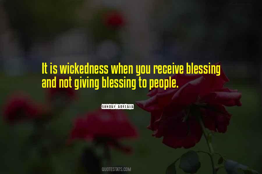 Receive Blessings Quotes #258486