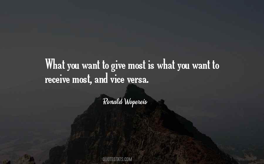 Receive What You Give Quotes #1409408
