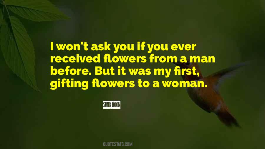 Received Flowers Quotes #43453