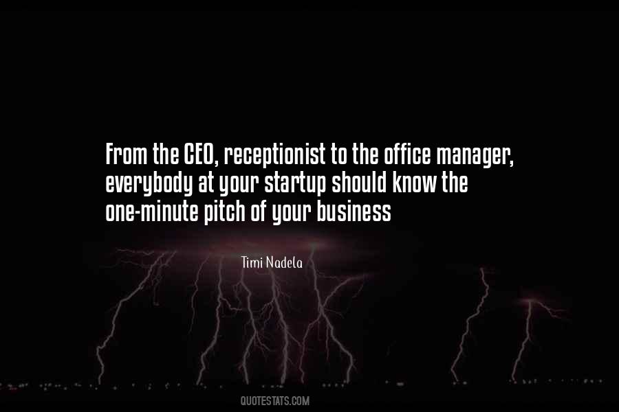 Receptionist Quotes #1121096