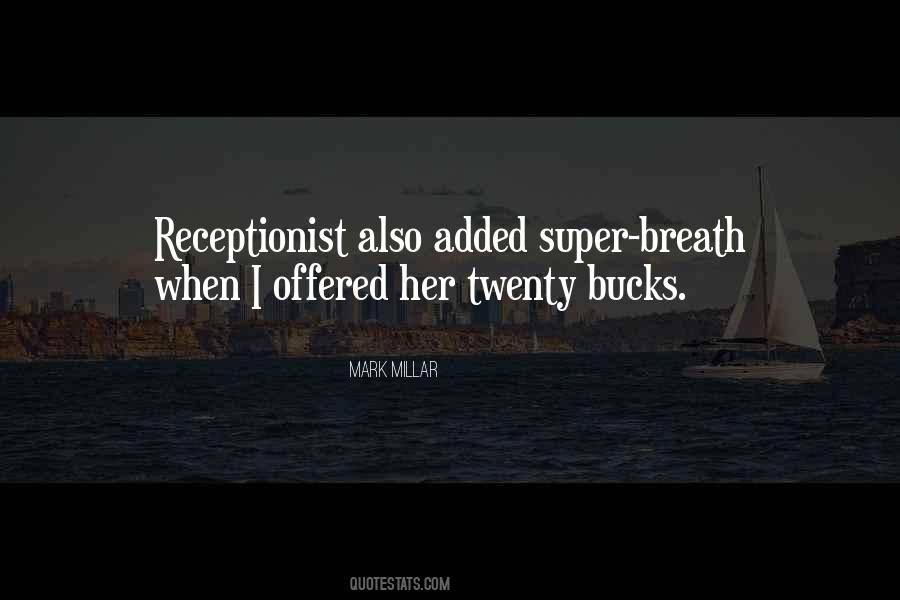 Receptionist Quotes #640746