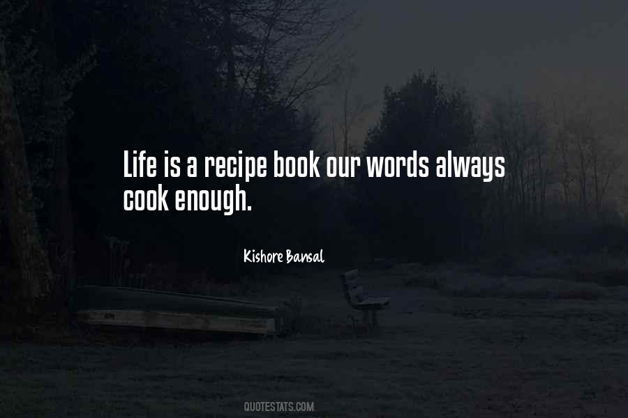 Recipe Book Quotes #1121230