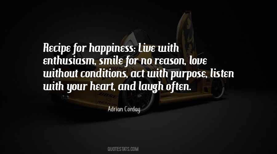 Recipe For Happiness Quotes #1830468
