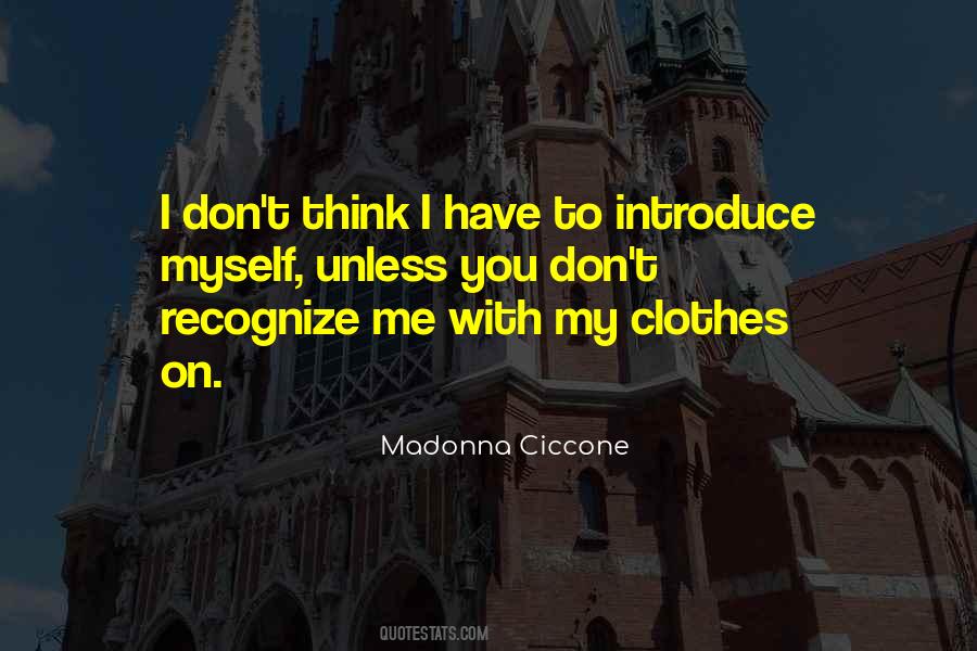 Recognize Me Quotes #1170217