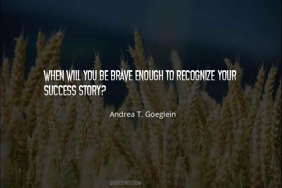 Recognize Success Quotes #1067552