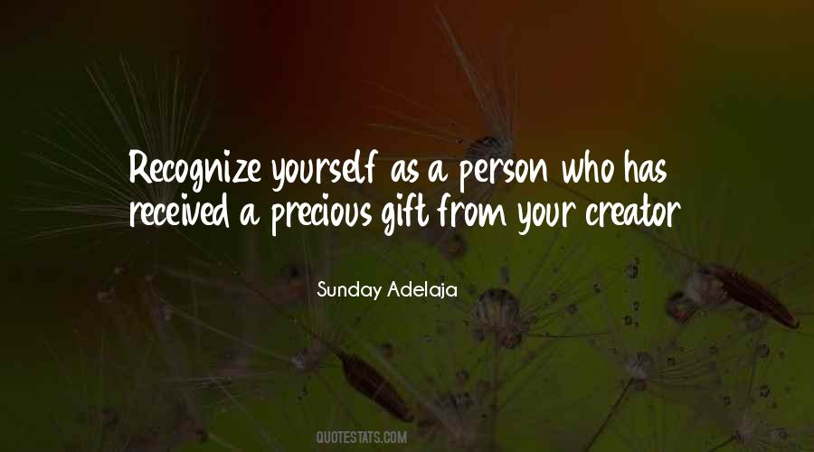 Recognize Yourself Quotes #1581147