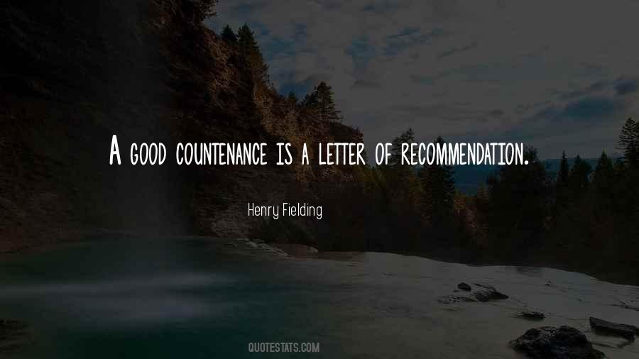 Recommendation Letter Quotes #1480606