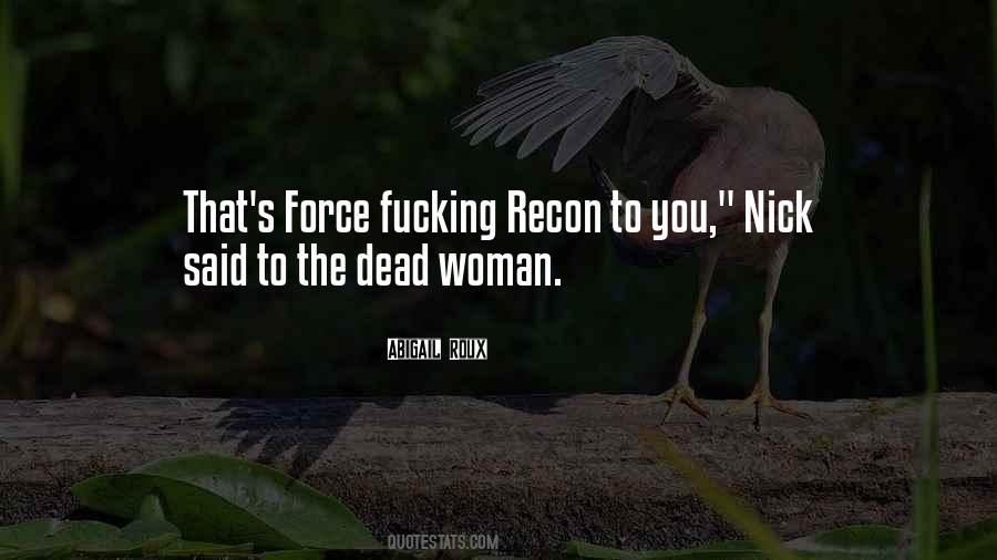 Recon Quotes #1352338
