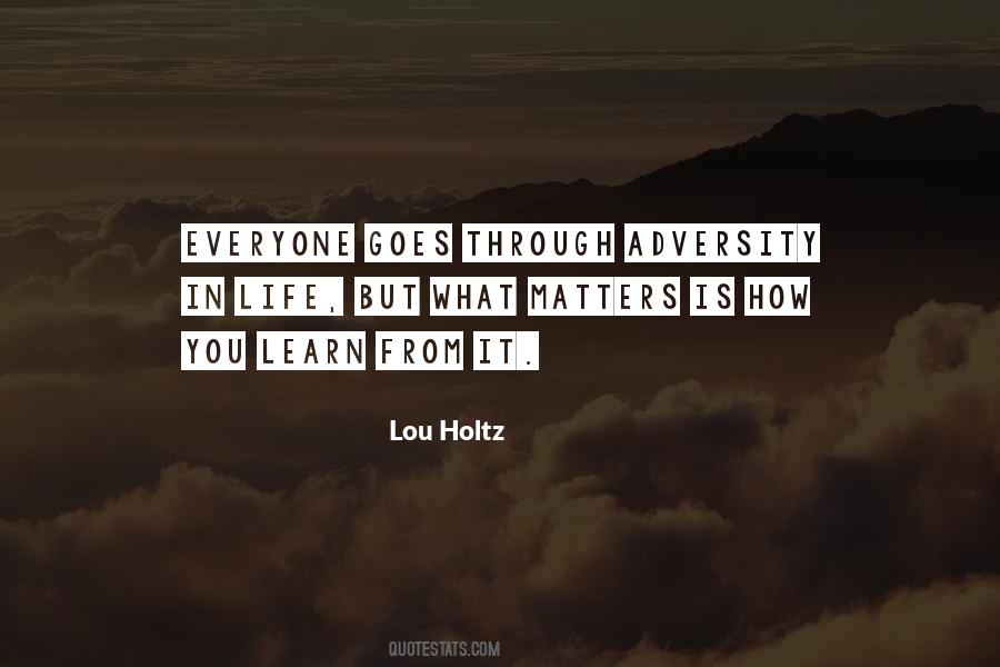 Quotes About Lou Holtz #432755