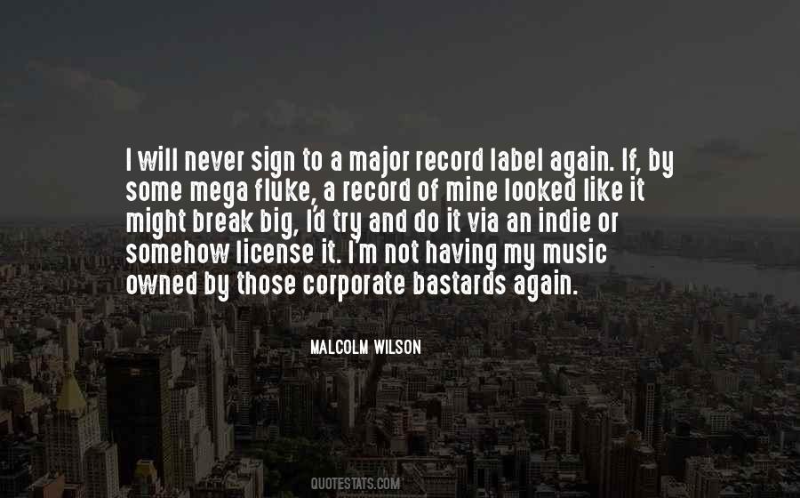 Record Label Quotes #1086287