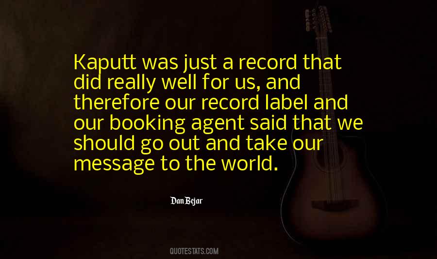 Record Label Quotes #1181348