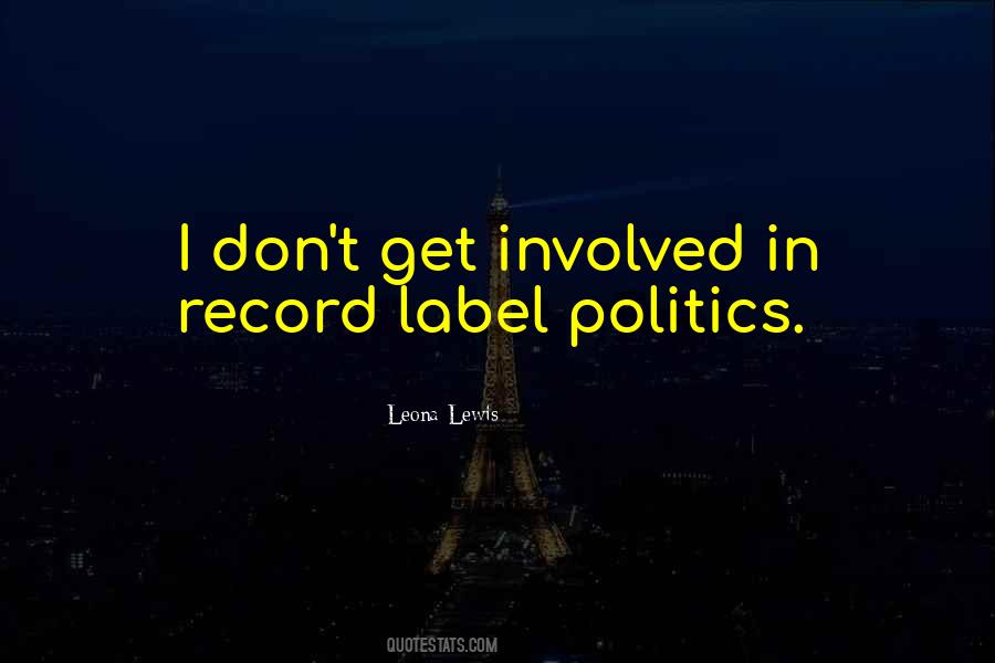 Record Label Quotes #516924