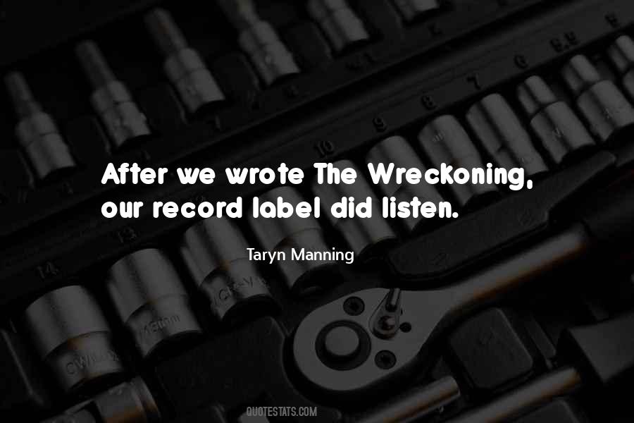 Record Label Quotes #523143