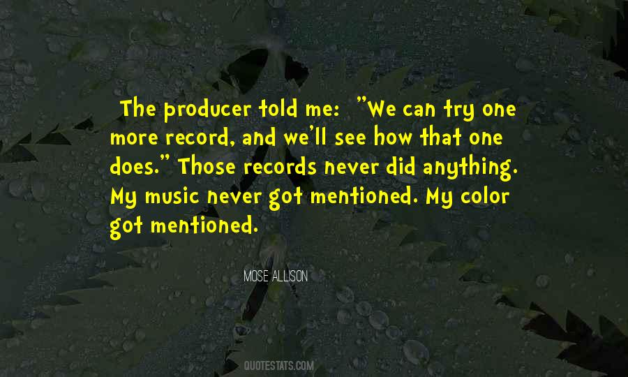 Record Producer Quotes #1436310