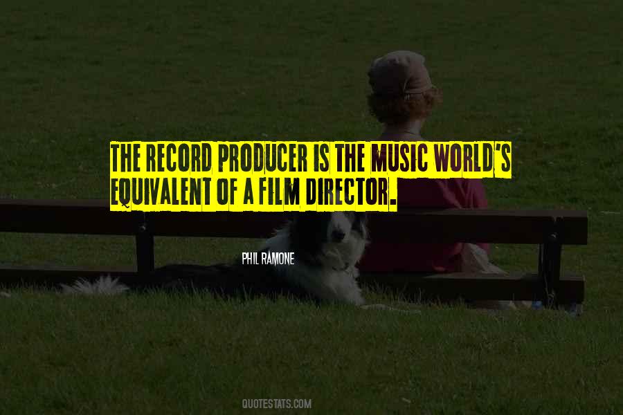 Record Producer Quotes #84354