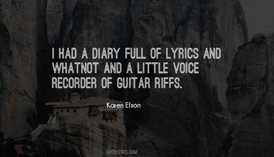 Recorder Quotes #1625886