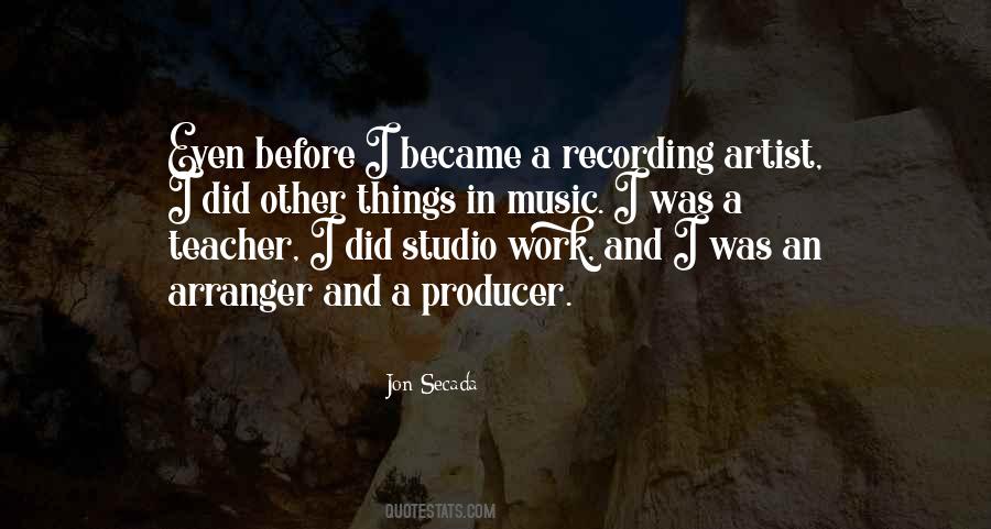 Recording Artist Quotes #910573