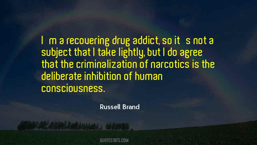 Recovering Drug Addict Quotes #1108288