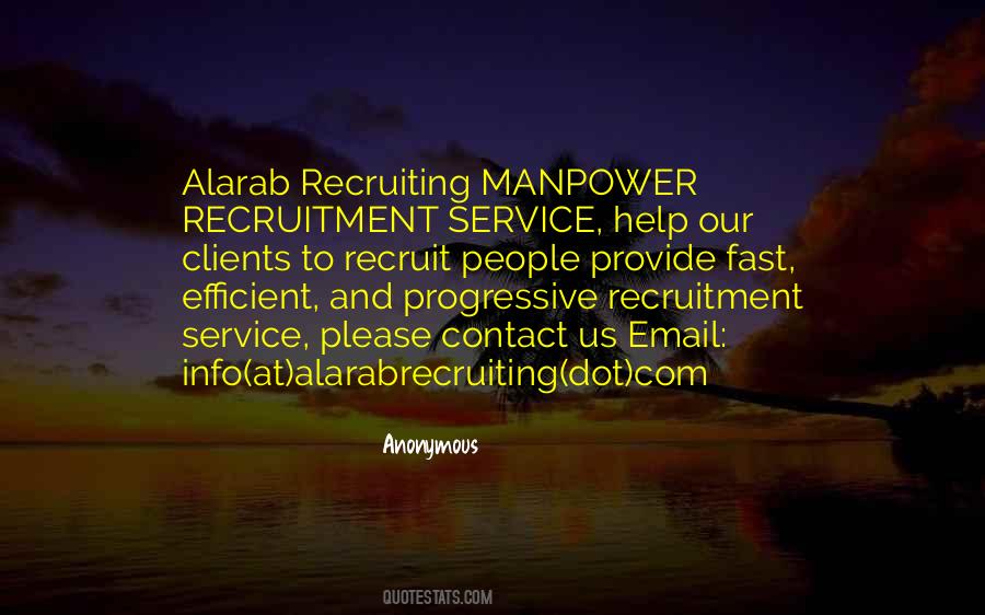 Recruitment Agencies Quotes #1454195